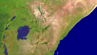 Kenia Satellit + Grenzen 1600x900